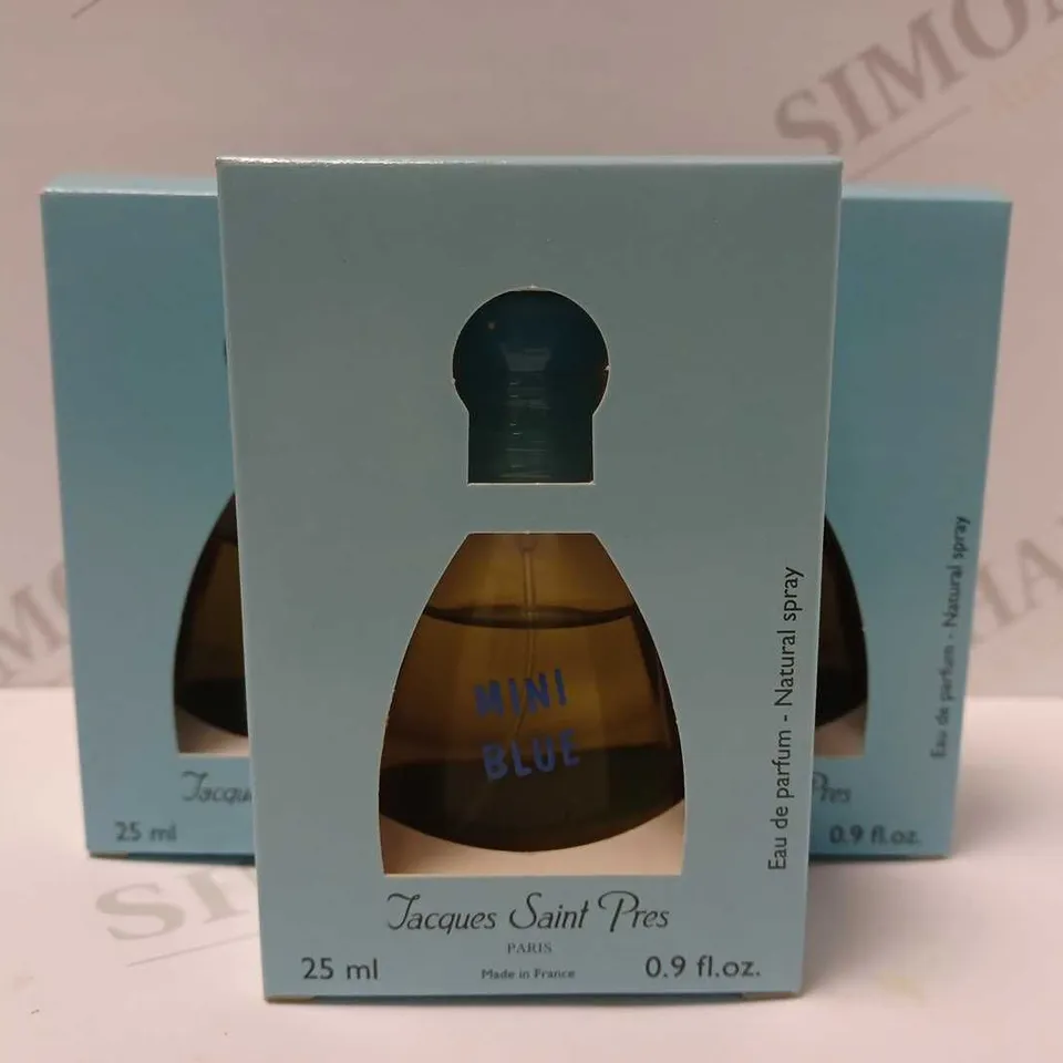 LOT OF APPROX 12 X 25ML ULRIC DE VARENS MINI BLUE EAU DE PARFUM