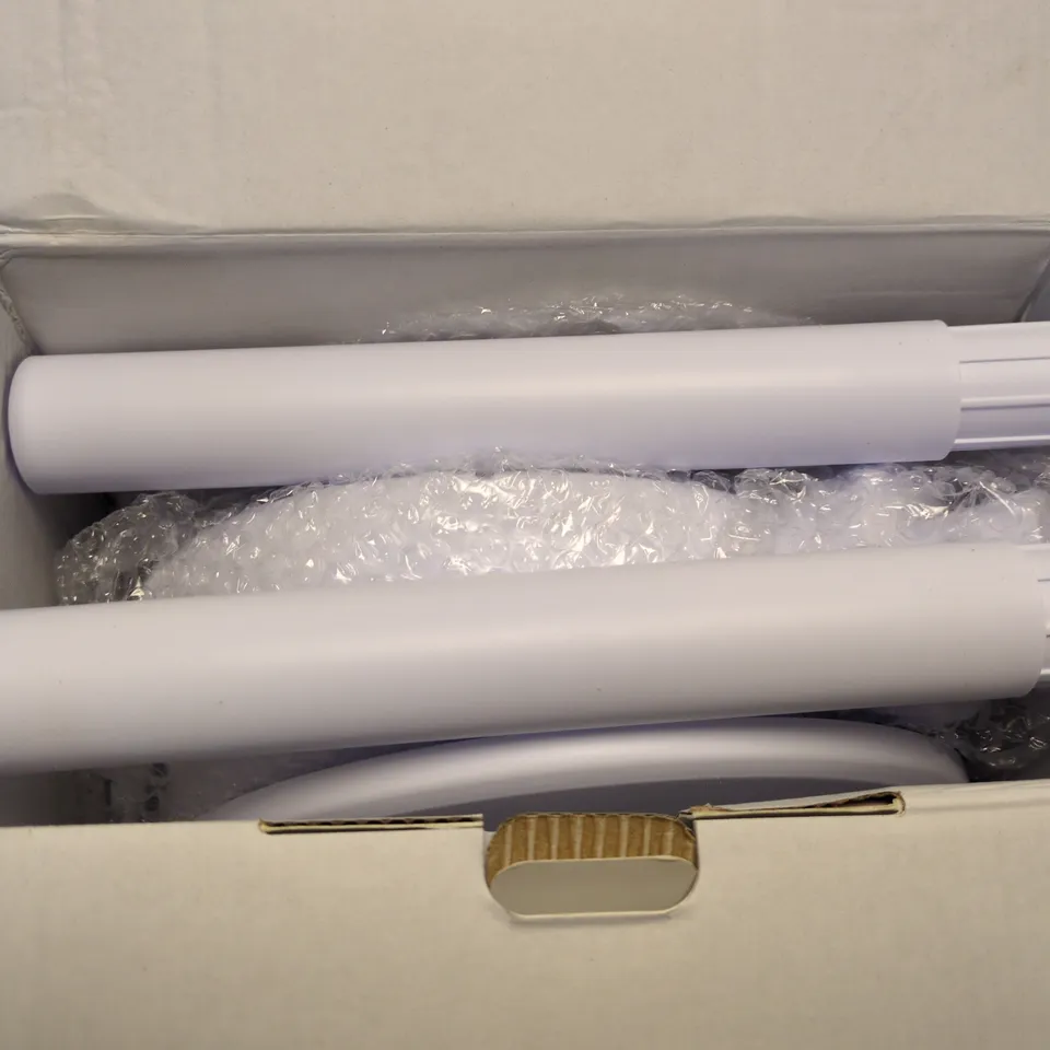 BOXED VERTICAL FAN IN WHITE
