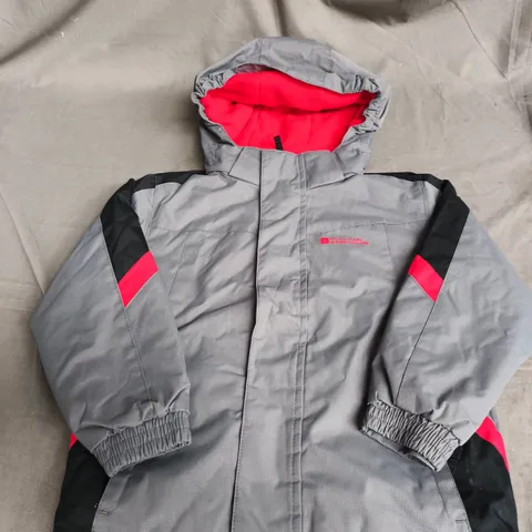 MOUNTAIN WAREHOUSE DARK GREY KIDS WINTER COAT SIZE 3-4 YRS 