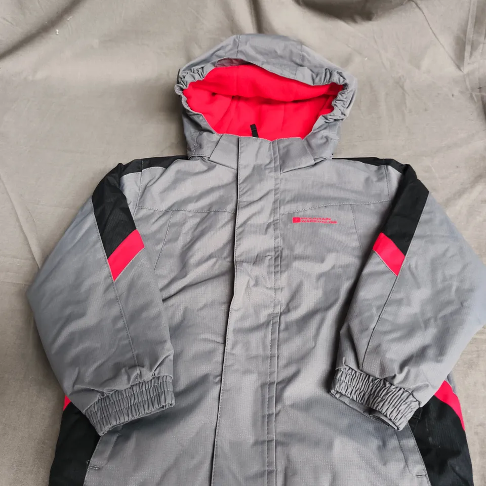 MOUNTAIN WAREHOUSE DARK GREY KIDS WINTER COAT SIZE 3-4 YRS 