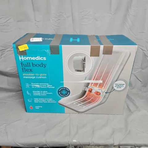 HOMEDICS FULL BODY FLEX MASSAGE CUSHION – GREY (BOXED)