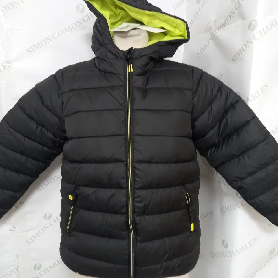 EVERYDAY SHOWER RESISTANT COAT IN BLACK - SIZE 9 YEARS