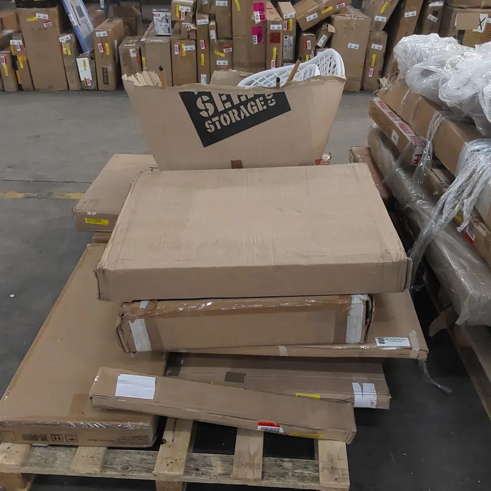 PALLET OF ASSORTED HOMEWARE/FURNITURE PARTS