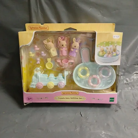SYLVANIAN FAMILIES TRIPLETS BABY BATHTIME SET