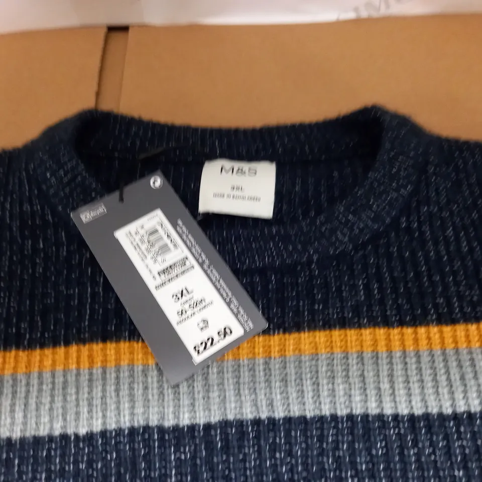M&S STRIPED JUMPER - 3XL