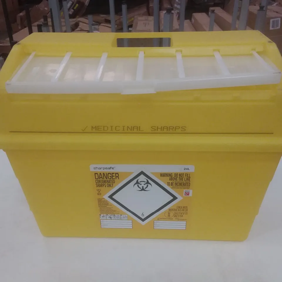 4 SHARPSAFE MEDICINAL SHARPS BINS
