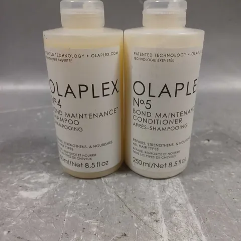 SEALED OLAPLEX N04 & N05 BOND MAINTENANCE SHAMPOO & CONDITIONER 2X250ML