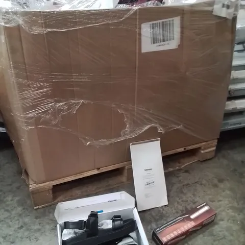 PALLET CONTAINING S LARGE QUANTITY OF CLOTHING,FOOTWEAR,JEWELLERY,HOME ESSENTIALS TO INCLUDE;LED MOTION LIGHT,STRAWS,WOMEN'S SHOES 