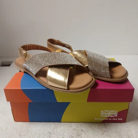 ADESSO GOLD SANDALS – 6