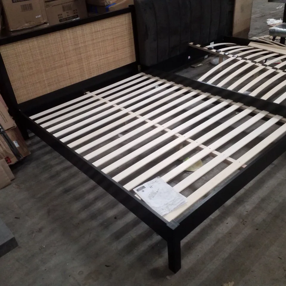 DETRICK UPHOLSTERED BED FRAME - KINGSIZE 