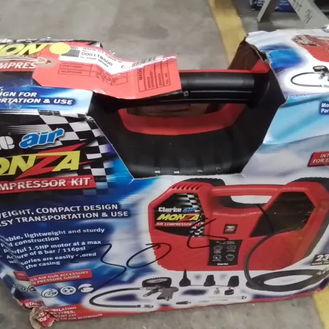 CLARKE MONZA 6.35CFM 1.5HP PORTABLE OIL FREE AIR COMPRESSOR