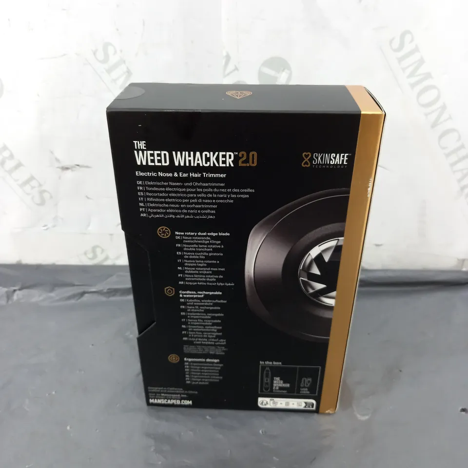 BOXED AND SEALED MANSCAPED THE WEED WHACKER 2.0