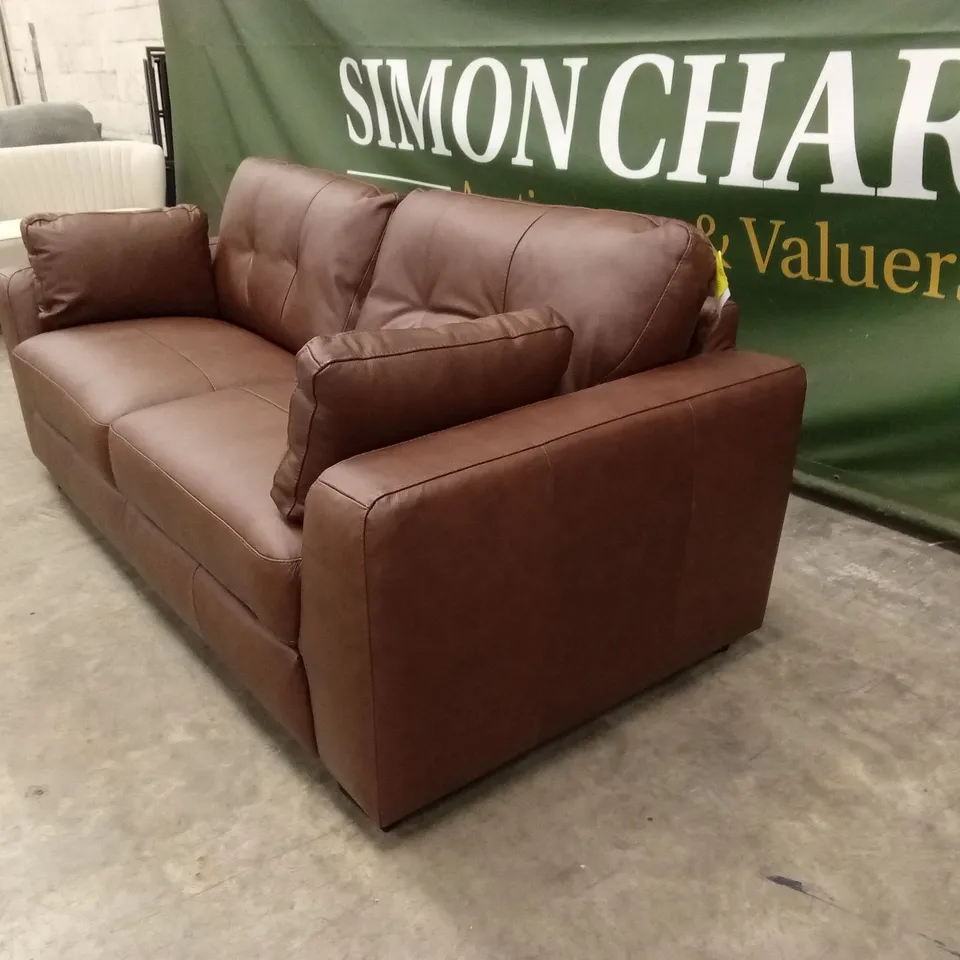 ARDEN ITALIAN LEATHER 4 SEATER SOFA RRP £1499