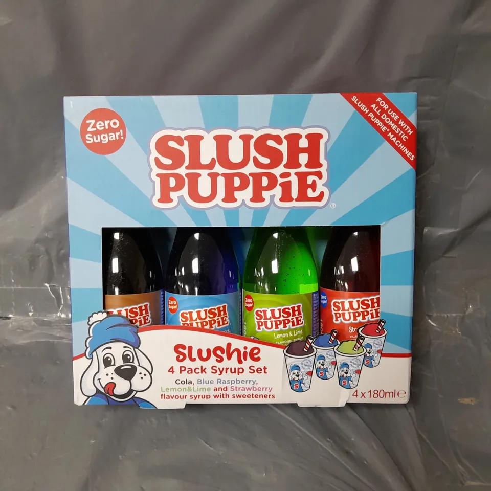 SLUSH PUPPIE ZERO SUGAR SYRUP (180ML X 4)