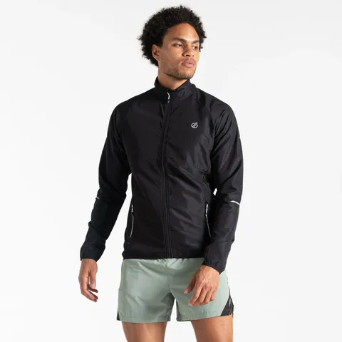 BRAND NEW DARE 2B MENS ABLAZEIII WINDBREAKER JACKET IN BLACK SIZE XXL