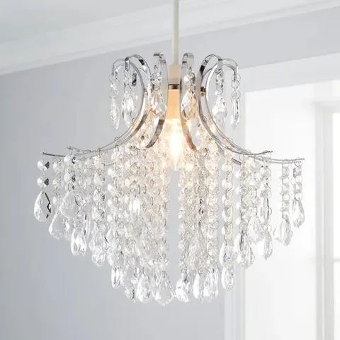 BOXED SHERIDAN JEWEL EASY FIT CHANDELIER PENDANT SHADE £40