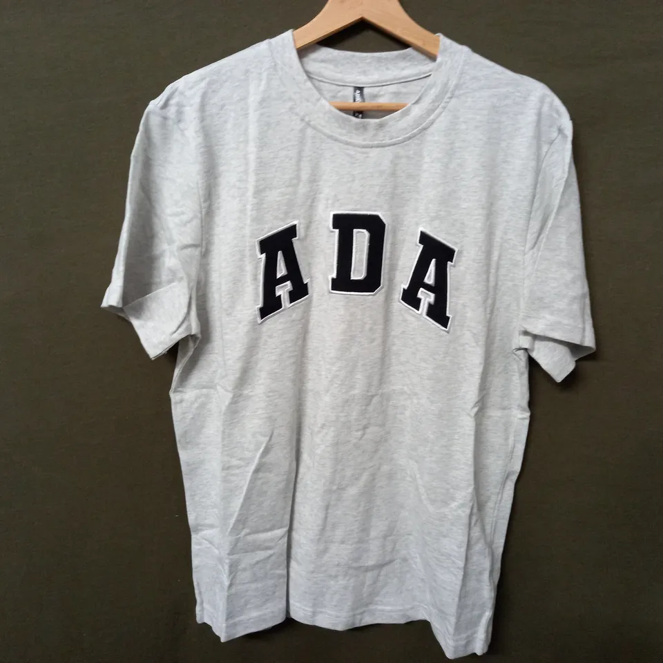 ADANOLA SHORT SLEEVE OVERSIZED T-SHIRT IN GREY - SMALL
