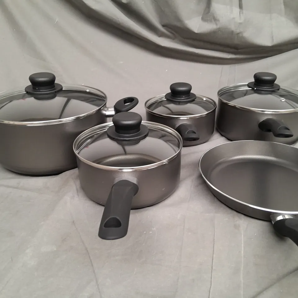 ALUMINIUM 5 PIECE PAN SET