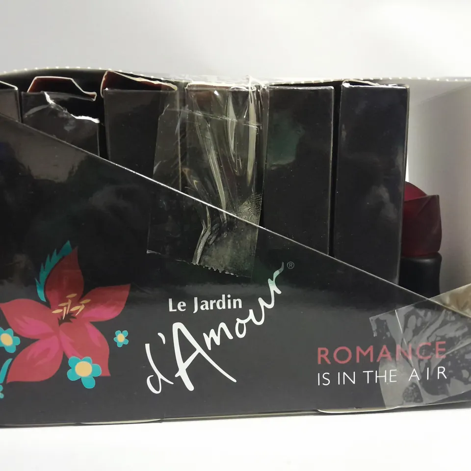 BOXED PACK OF 6 LE JARDIN D'AMORE ROMANCE IS IN THE AIR EAU DE PARFUM SPRAY 100 ML