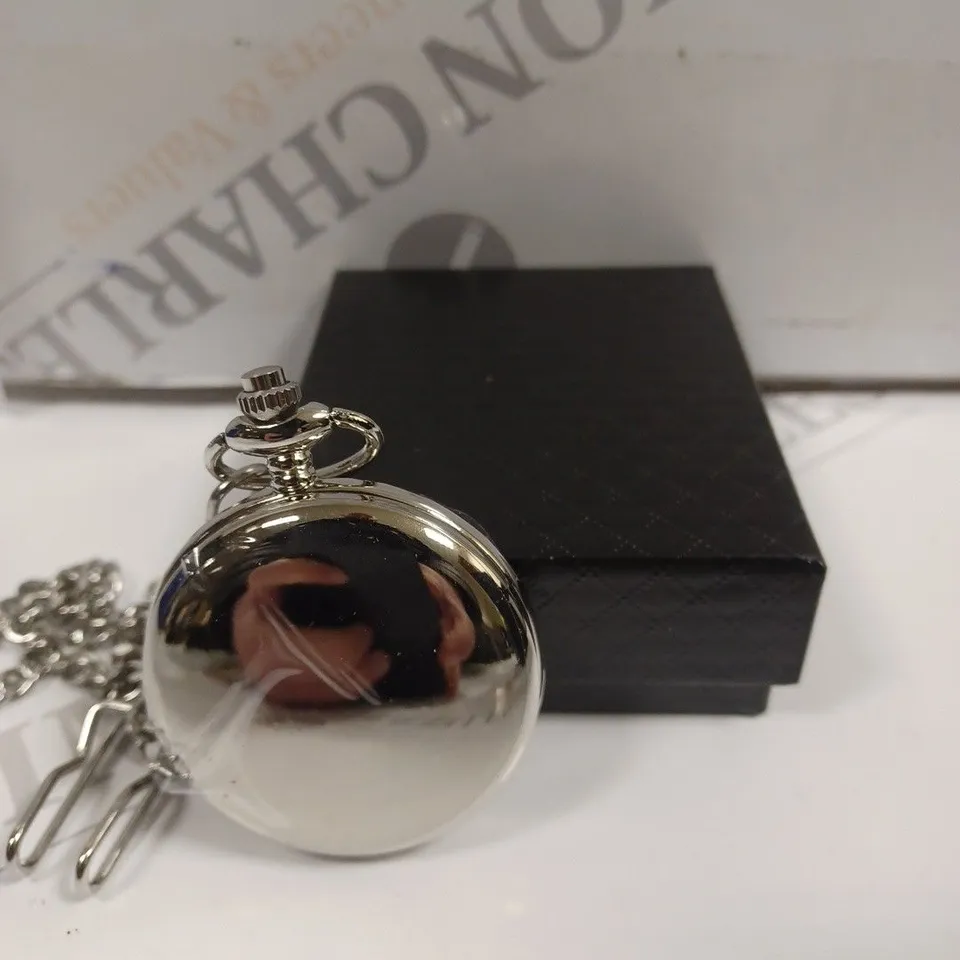 MENS EDISON POCKET WATCH WITH CHAIN 