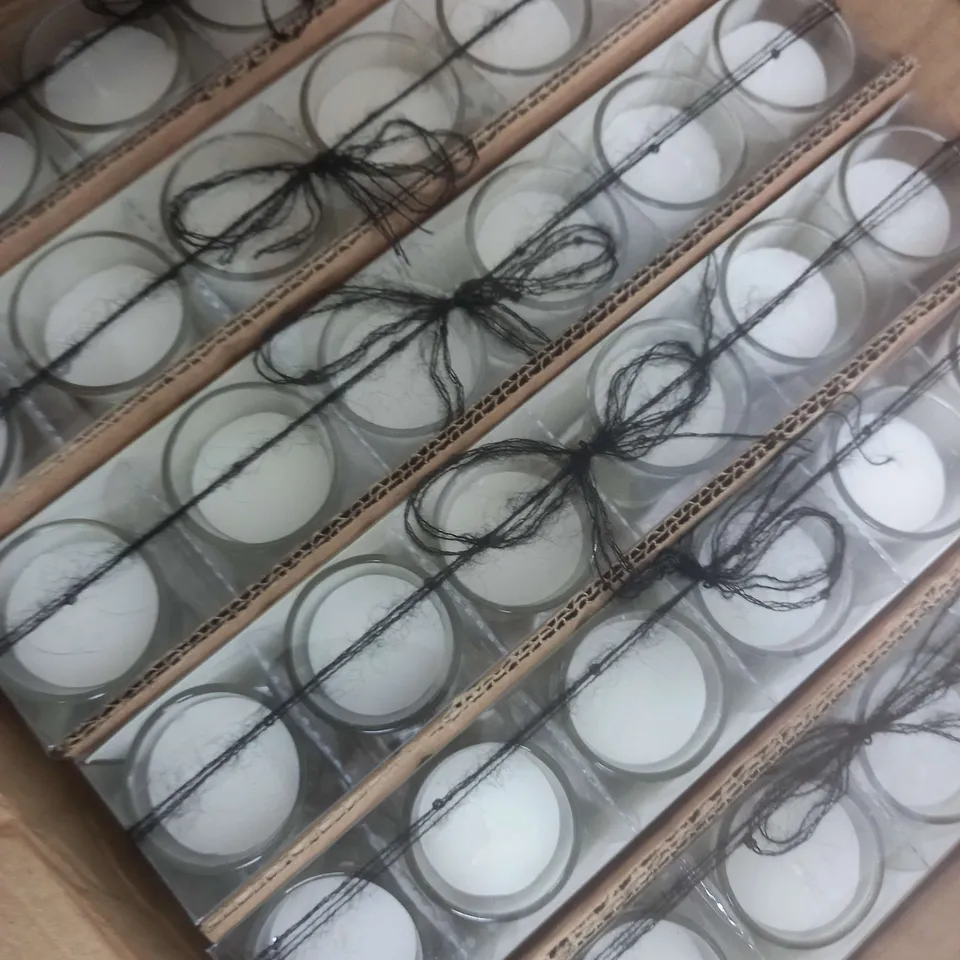 12 X PACKS OF 6 HALLOWEEN 7 CM GLASS TRANSPARENT 6 PIECES