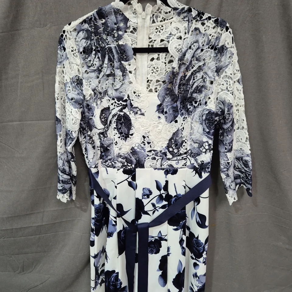 Women's Lace Bodice Floral Dress – SIZE UNSPECIFIED