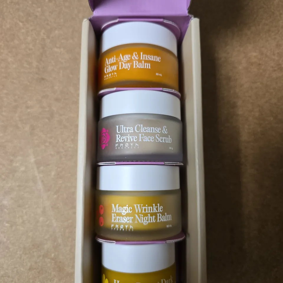 FREYA ORGANICS THE COMPLETE SYSTEM FOR MATURE WOMEN'S SKIN - 4-PIECE SKINCARE SET