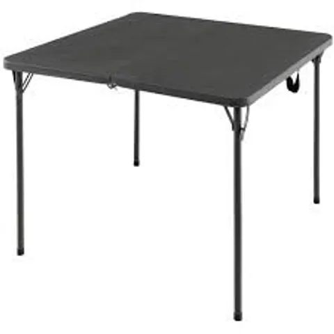 BOXED COSTWAY GREY FOLDING CAMPING TABLE WITH HANDLE