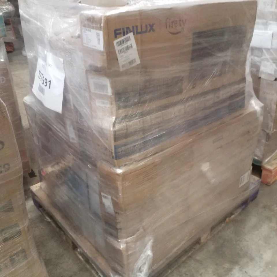 PALLET CONTAINING APPROXIMATELY 16 ASSORTED DAMAGED TVS