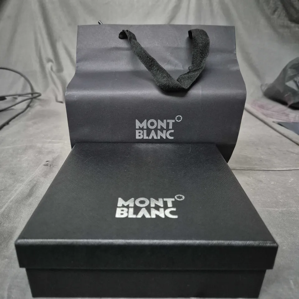 MONTBLANC LEATHER COLLECTION ACCESSORY – BOXED 