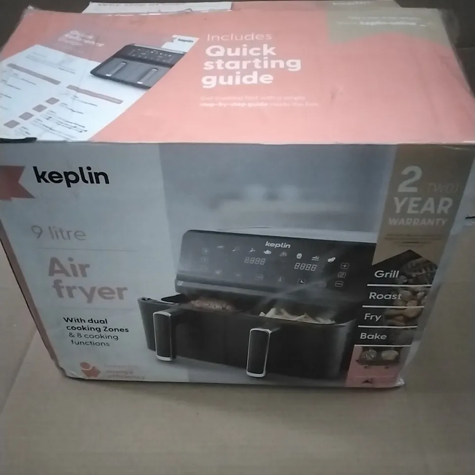 BOXED KEPLIN 9 LITRE AIR FRYER