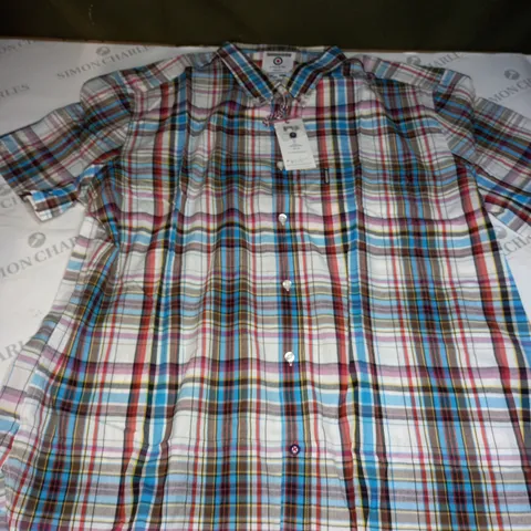 LAMBRELLA MULTI COLOURED CHECK SHIRT - SIZE 4XL 