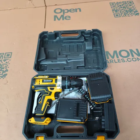 TOOLVANE CORDLESS DRILL SET IN HARD CASE