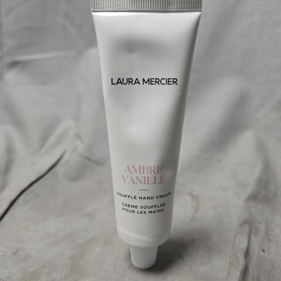 BOXED LAURA MERCIER AMBRE VANILLE SOUFFLE HAND CREAM (50ML)