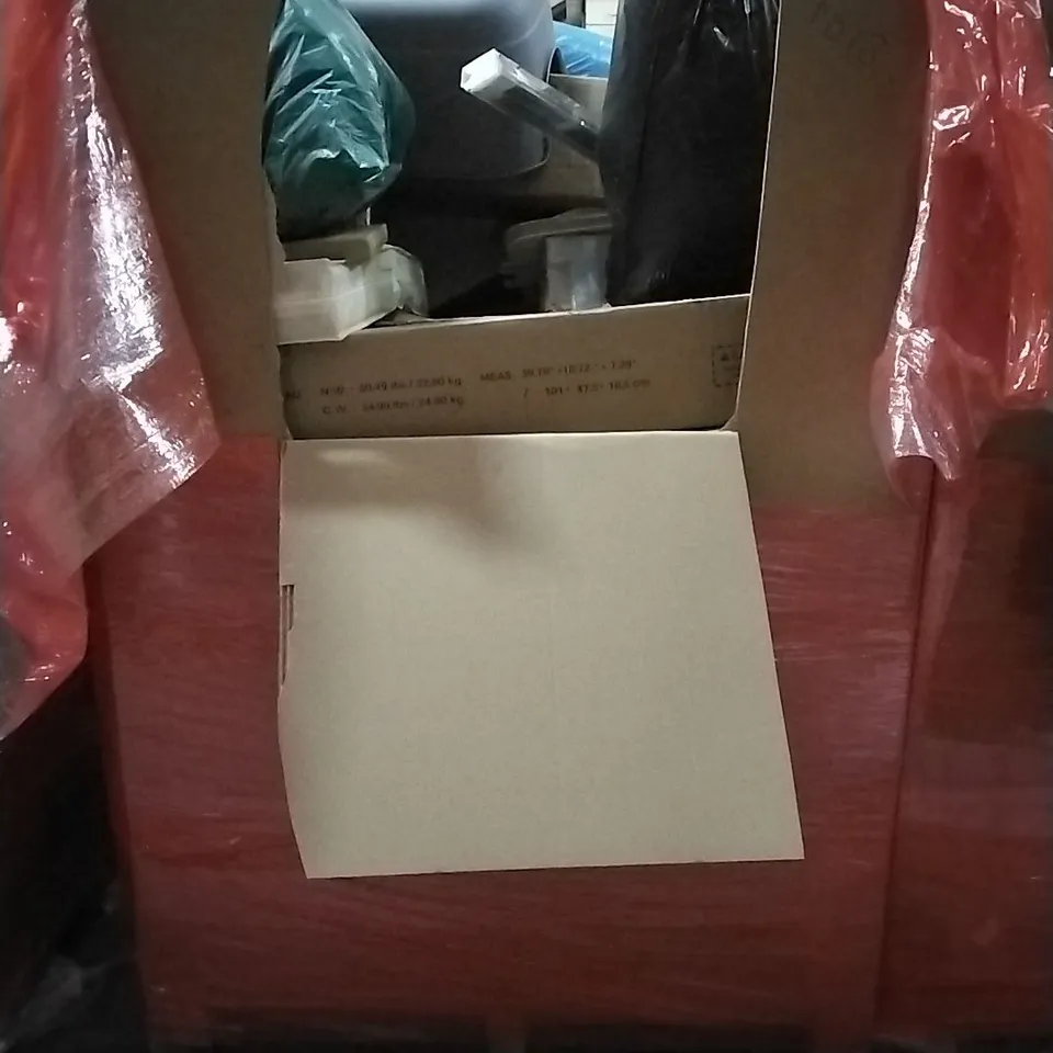 PALLET OF HOUSEHOLD ITEMS TO INCLUDE TOILET, INLINE SKATES, CENTRIFUGE, T5 LAMP HOLDER AND OTHER ASSORTED ITEMS...