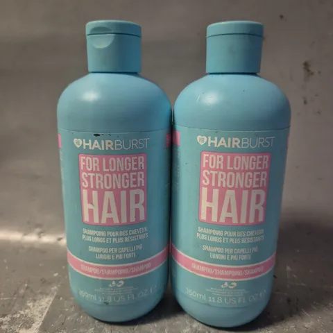 2 X 350ML HAIRBURST SHAMPOO FOR LONGER, STRONGER HAIR