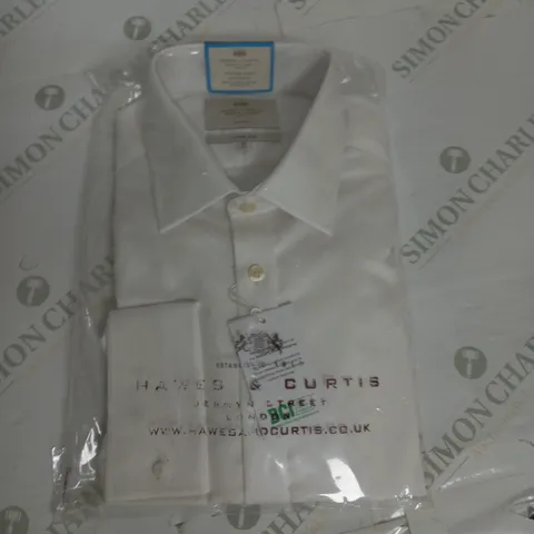 BAGGED HAWES AND CURTIS BUTTON SHIRT SIZE 16-34