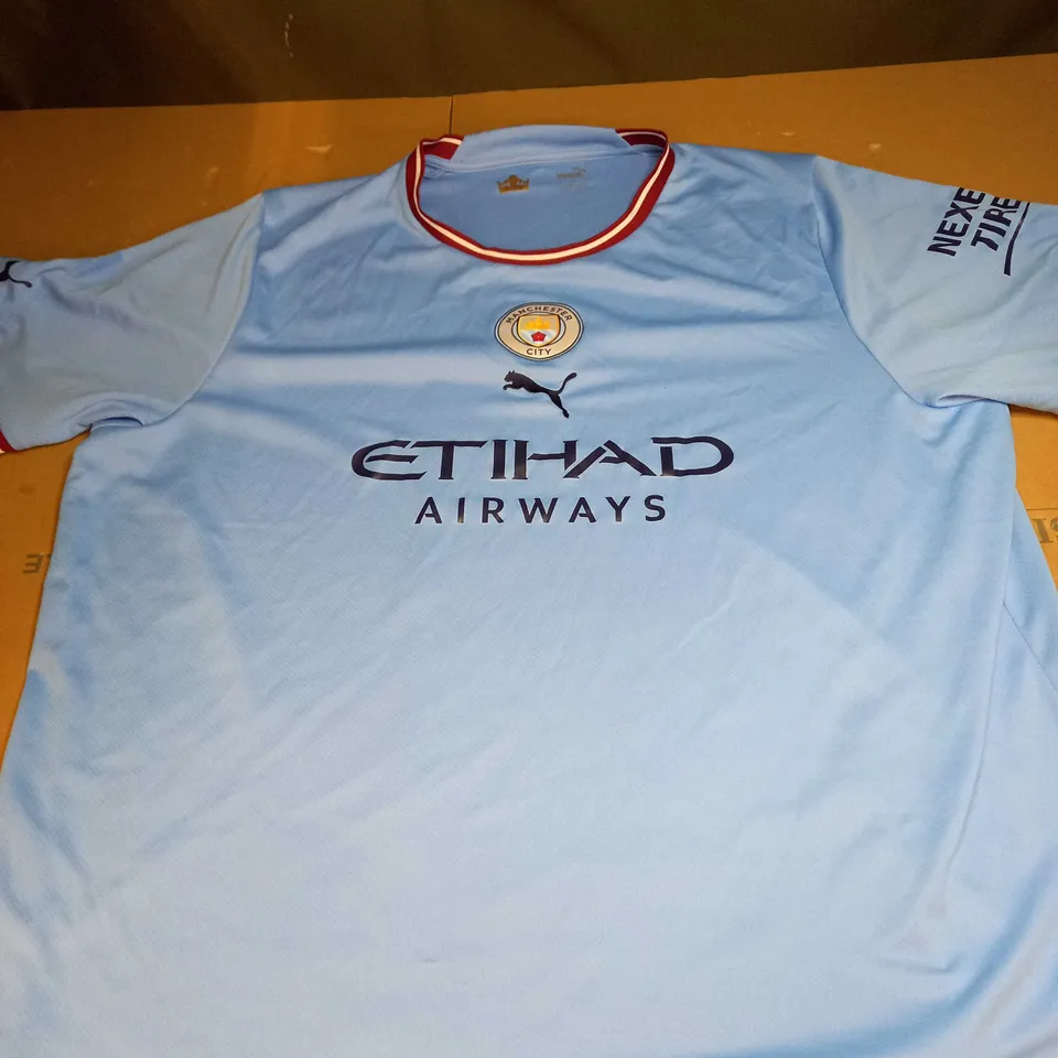 MANCHESTER CITY FC HOME SHIRT SIZE 3XL