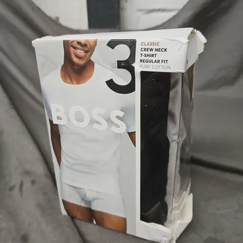 HUGO BOSS CLASSIC CREW NECK T-SHIRT SET - REGULAR FIT - L 