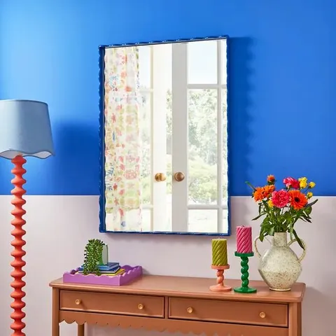 BOXED SOPHIE ROBINSON RECTANGLE WIGGLE WALL MIRROR