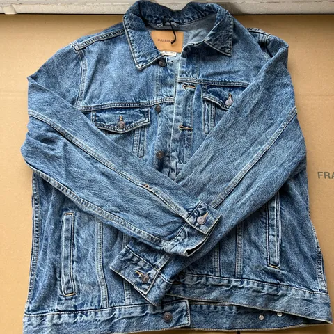 PULL&BEAR XL BLUE DENIM JACKET