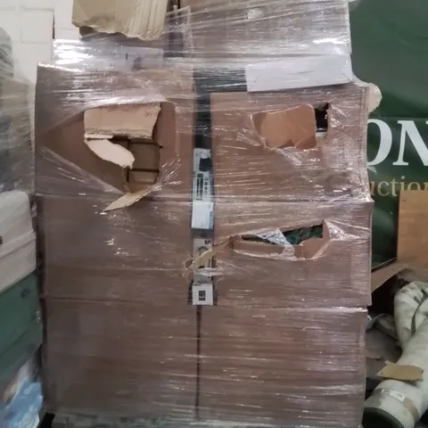 PALLET OF ASSORTED HOUSEHOLD GOODS AND PRODUCTS TO INCLUDE;FURDREAMS DOG ROBE,SUCTION CUPS FOR CAR,CAMPING LANTERNS,PUMPKIN LIGHTS,HEATED BLANKETS