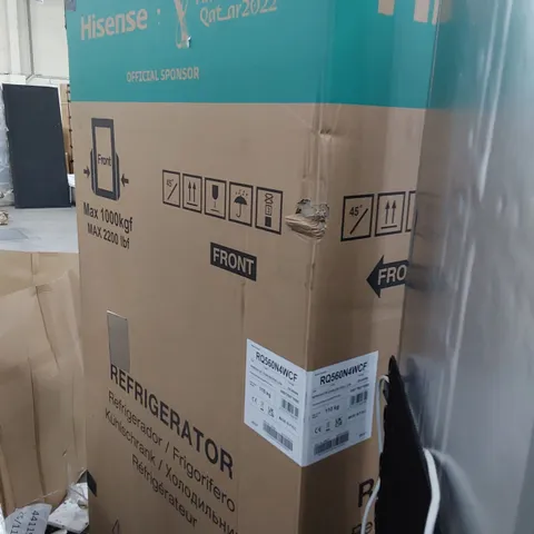 BOXED HISENSE TALL FRIDGE RQ560N4WCF