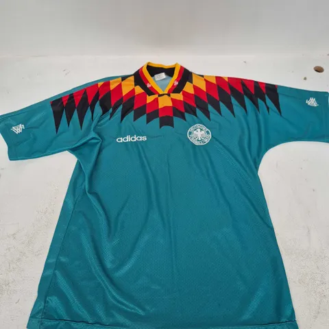 ADIDAS GERMANY 1994-1996 AWAY JERSEY (#18 KLINSMANN) - 40-42"