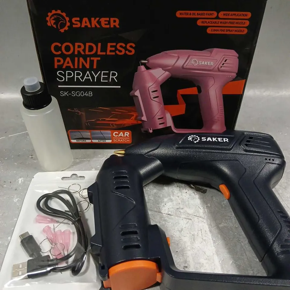 BOXED SAKER CORDLESS PAINT SPRAYER