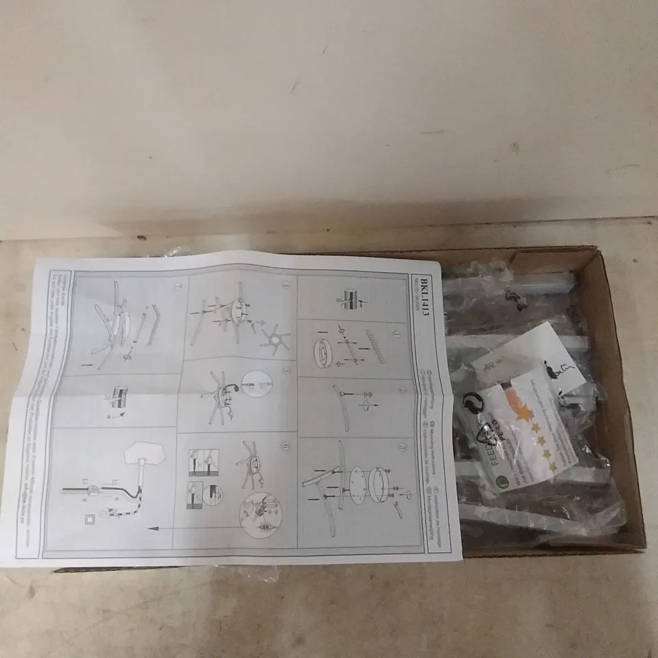 BOXED 6 BULB MCCOOK CEILING LIGHT (1 LIGHT DEFECTIVE)
