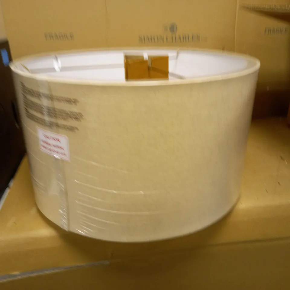 NATURAL LINEN FLOOR LAMP SHADE