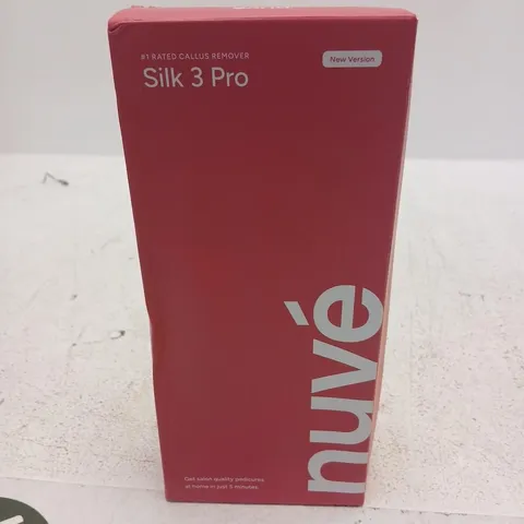 NUVE SILK 3 PRO CALLUS REMOVER – NEW VERSION (BOXED, PINK BOX)