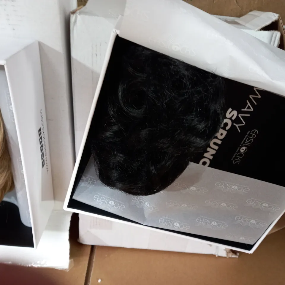 10 ASSORTED BOXED HAIR EXTENSIONS