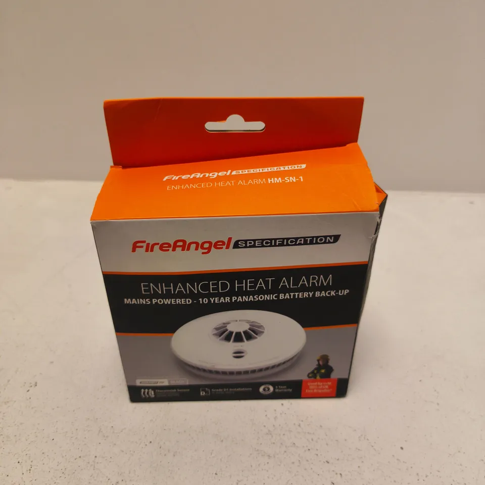 BOXED FIREANGEL ENHANCED HEAT ALARM
